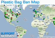 Bag ban map