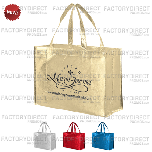 Our metallic shopping bags add a classy shimmer that turns heads and endears your brand with your customers.