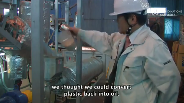 turning plastic into oil