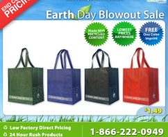 Earth Day Blowout Sale On The Perfect Reusable Bags for Your Brand!