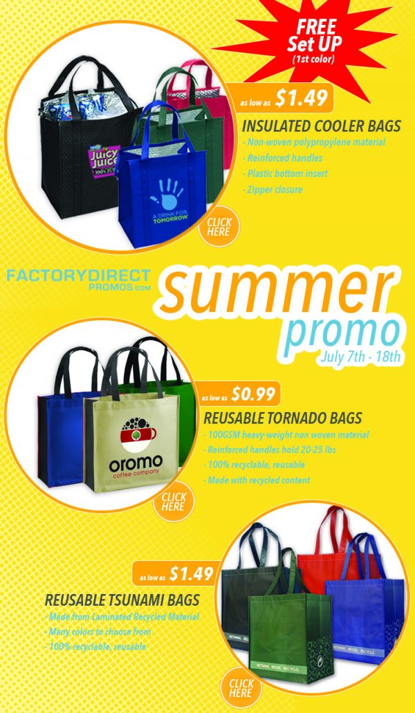 Spectacular Summer Promotion for Your Marketing | Factory Direct Promos
