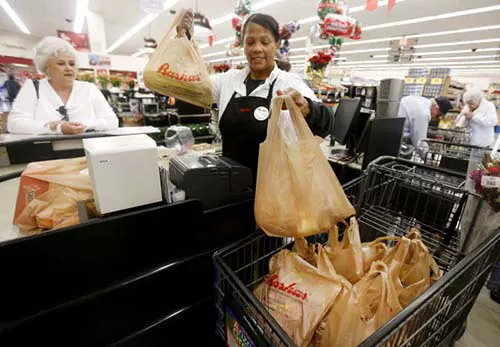 Single Use Plastic Bags and Checkout Line