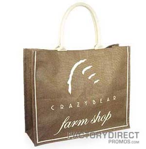 Custom printed promotional Jute Bag