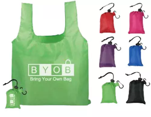 Customizable Non-woven PP Eco-folding totes close the loop on marketing