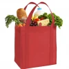 Wholesale Custom Reusable Grocery Bags, Bulk - Red