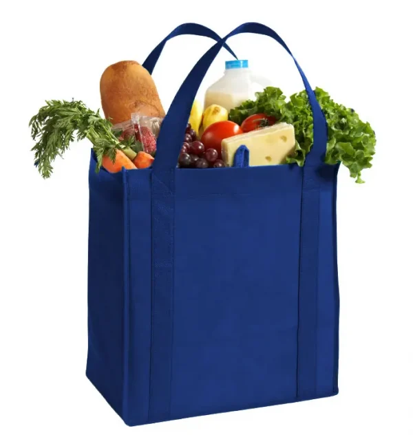 Wholesale Custom Reusable Grocery Bags, Bulk - Royal Blue