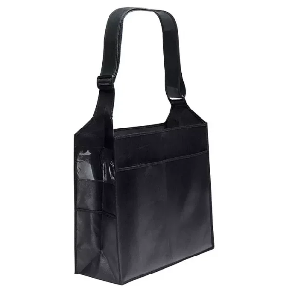 Custom Reusable Eco Portfolio Bags - Black