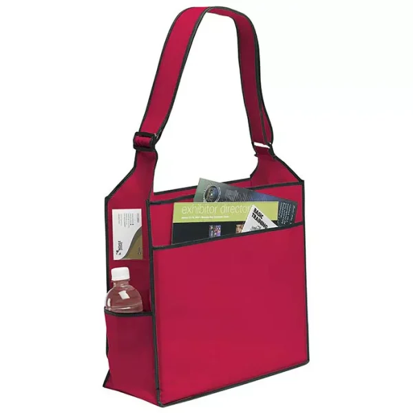 Custom Reusable Eco Portfolio Bags - Red