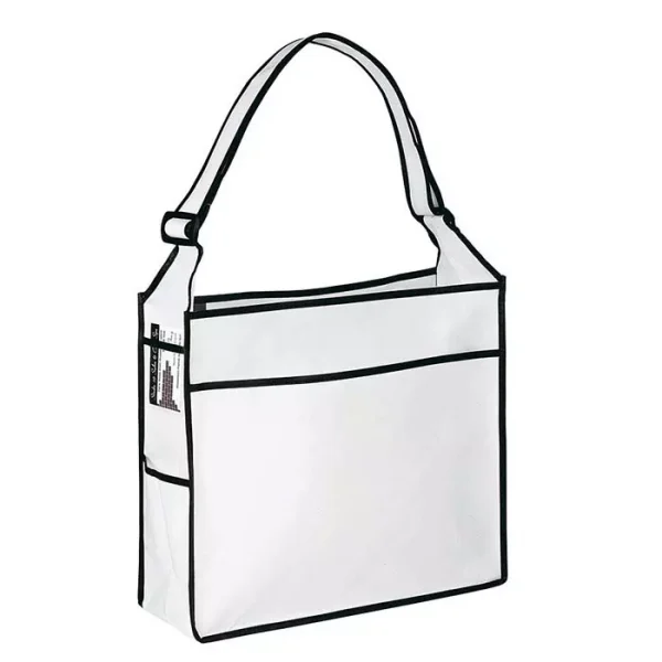 Custom Reusable Eco Portfolio Bags - White