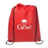 Custom Drawstring Backpack / Cinch Bags Bulk - Red