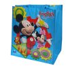 Custom Reusable Grocery Bag with company logo and branding featuring an animated character