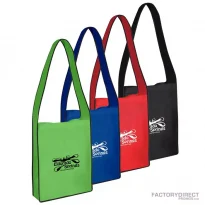 Assorted group of logo personalized custom messenger bags