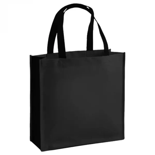 Custom Reusable Tornado Grocery Bags - Black