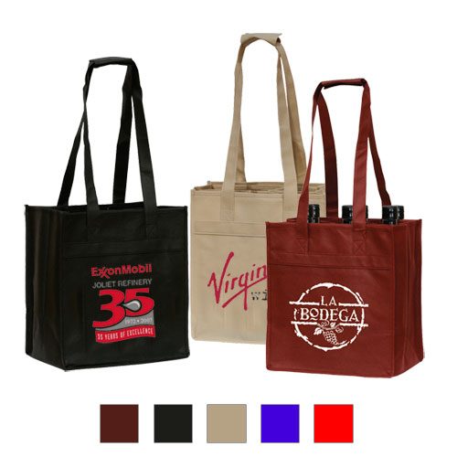 6 Bottle Wine Totes