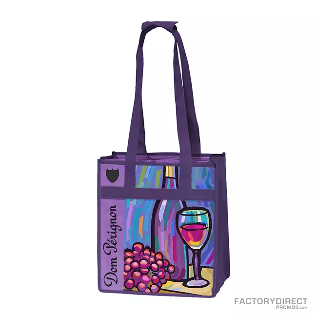 Custom Reusable Wine Bags - Wholesale | Factory Direct Promos