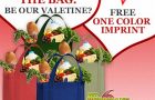 Love Is In the Reusable Shopping Bag! Free One Color Imprint Through Feb. 26th