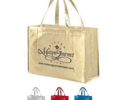 Make Your Brand Shine with Metallic Shopping Bags 