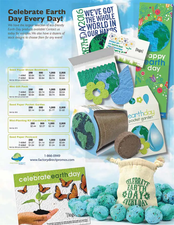 Earth Day Promotional Marketing Idea