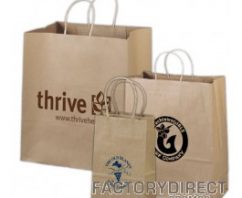 Buy Kraft Recycled Grocery Bags at Rock Bottom Pricing!