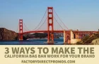 3 Ways to Make The California Bag Ban Work for Your Business