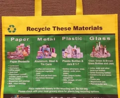 Custom reusable recycling bags are good for the environment and tenants 
