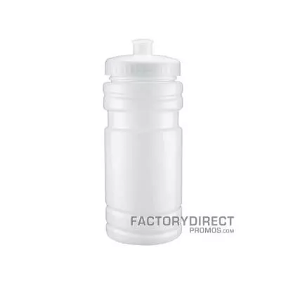 Custom 20 Oz. White Water Bottles With Push Cap