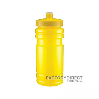 Get your logo custom printed on these 20oz Transparent Water Bottles - Yellow