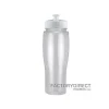 Print your Logo on this custom 24oz Transparent Water Bottles - White