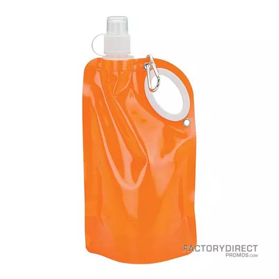 25oz Collapsible Water Bottles - Orange