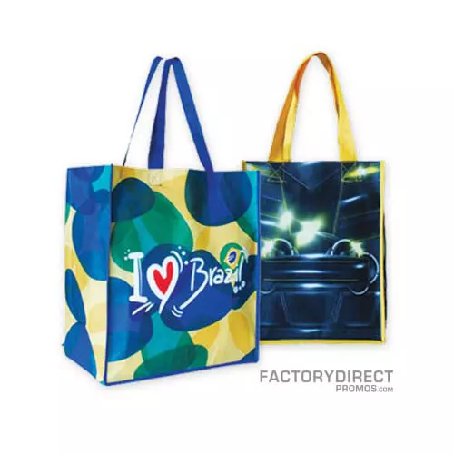 Full Color Dye Sublimated Printed Tote Bags