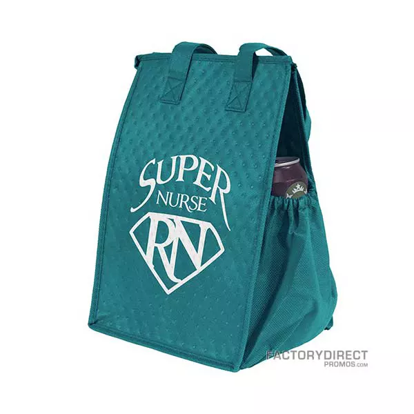 Custom Reusable Insulated Lunch Cooler Bags - Teal