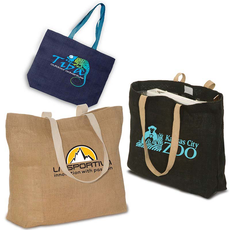 Custom Biodegradable Jute Bags, | Factory Direct Promos
