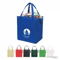 Custom logo printed insulated promotional cooler bags in a variety of colors