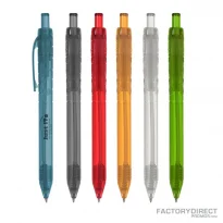 Translucent Custom rPET Click Ink Pens