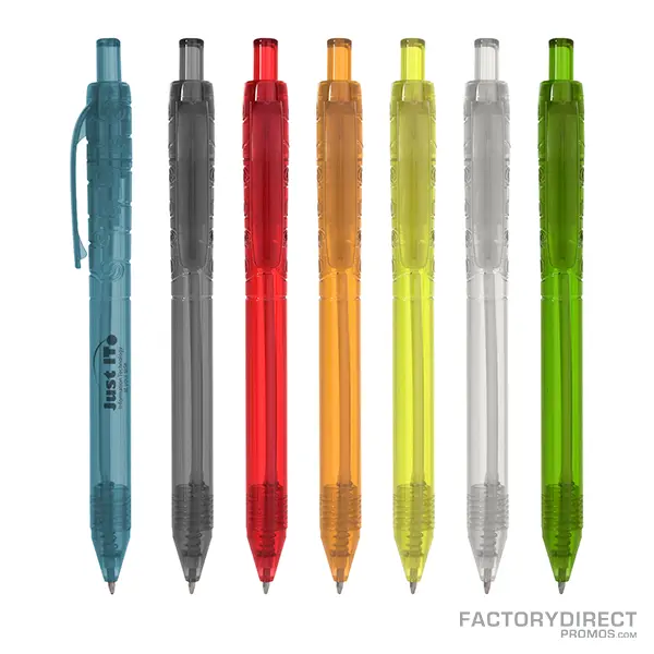 Translucent Custom rPET Click Ink Pens