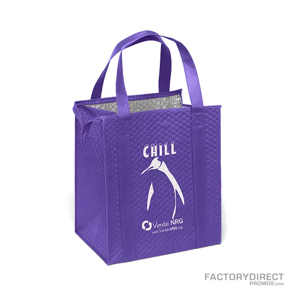 Custom Insulated Cooler Bag - Purple/Grape