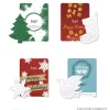 Happy Holidays Seed Paper Gift Pack, Christmas Tree, Christmas Stocking, Snowflake, Dove