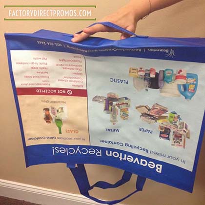  reusable recycling bags make recycling easy for multi family dwellings