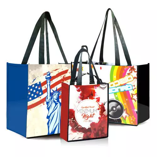 2-Sided Printable Custom Sublimation Bags, Laminated