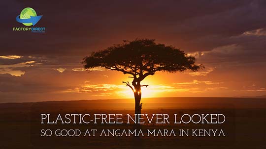 Plastic Free Works at Angama Mara Resort in Kenya