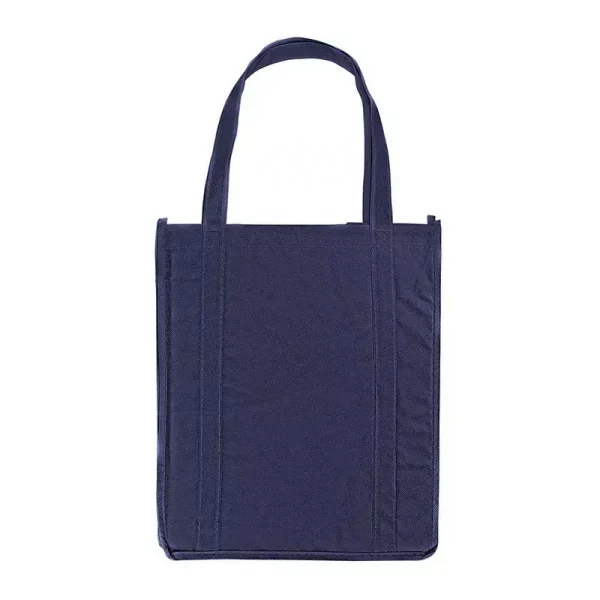 Navy Blue promotional grocery tote