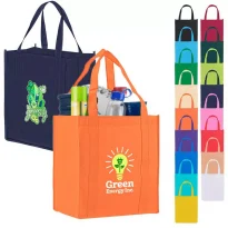 Color Assortment promotional grocery totes