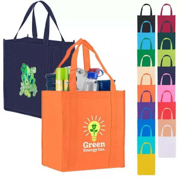 Color Assortment promotional grocery totes