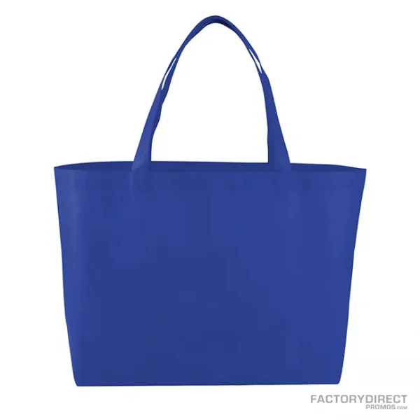 Custom Printed Cheap Shopper Bags - Process Blue