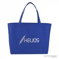 Custom Printed Cheap Shopper Bags - Royal Blue