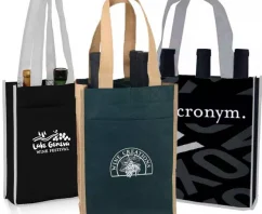 recyclable wine bags for trade show marketing