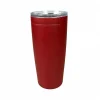 Customizable vacuum sealed 20 oz metal tumbler - Red/Maroon
