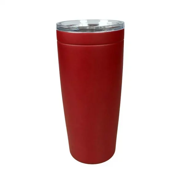 Customizable vacuum sealed 20 oz metal tumbler - Red/Maroon