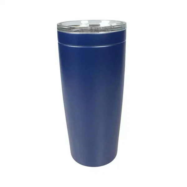 Customizable vacuum sealed 20 oz metal tumbler - Navy