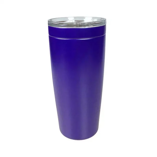 Customizable vacuum sealed 20 oz metal tumbler - Purple